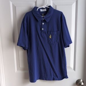 Johnnie-O Blue Cotton Polo Shirt